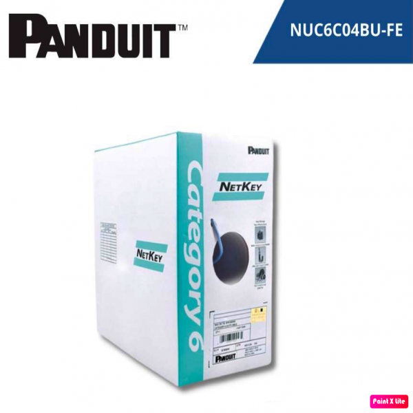 Cáp Mạng UTP Cat6 Panduit NUC6C04BU-FE 305m Màu Xanh