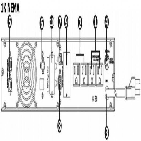 UPS Online 1KVA Maruson ULT-1KRTGME chuẩn gắn rack